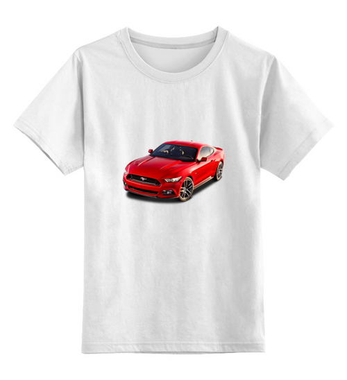 Заказать детскую футболку в Москве. Детская футболка классическая унисекс Красное авто от THE_NISE  - готовые дизайны и нанесение принтов.