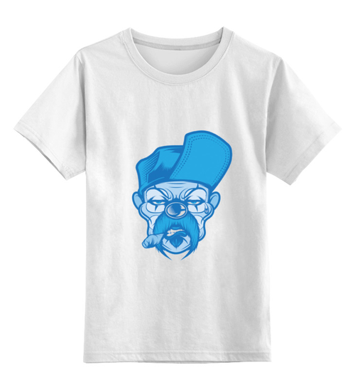 Заказать детскую футболку в Москве. Детская футболка классическая унисекс Клоун от YellowCloverShop - готовые дизайны и нанесение принтов.
