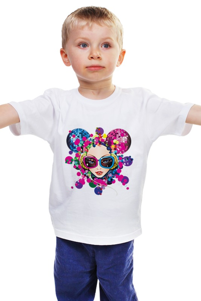 Заказать детскую футболку в Москве. Детская футболка классическая унисекс Дискотека от Виктор Гришин - готовые дизайны и нанесение принтов.