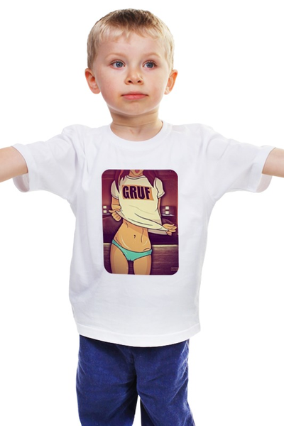 Заказать детскую футболку в Москве. Детская футболка классическая унисекс swag от nastyasafarova - готовые дизайны и нанесение принтов.
