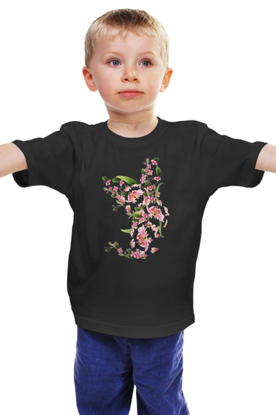Заказать детскую футболку в Москве. Детская футболка классическая унисекс Цветочный орнамент от Виктор Гришин - готовые дизайны и нанесение принтов.
