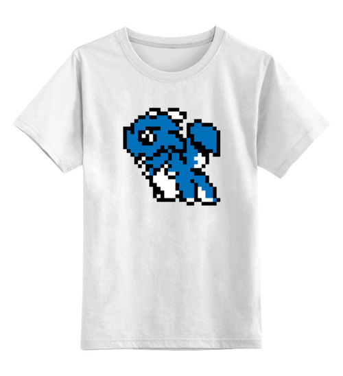 Заказать детскую футболку в Москве. Детская футболка классическая унисекс Пиксельный Дракон от fanart - готовые дизайны и нанесение принтов.