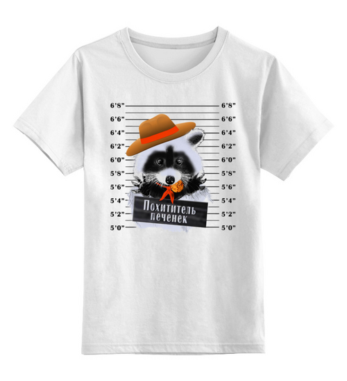 Заказать детскую футболку в Москве. Детская футболка классическая унисекс Панда ребенок от ПРИНТЫ ПЕЧАТЬ  - готовые дизайны и нанесение принтов.
