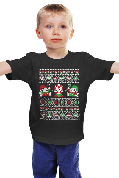 Заказать детскую футболку в Москве. Детская футболка классическая унисекс Супер Марио от collector - готовые дизайны и нанесение принтов.