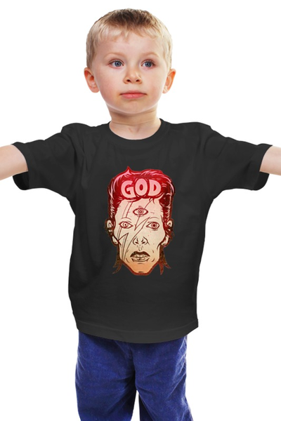 Заказать детскую футболку в Москве. Детская футболка классическая унисекс Starman от printik - готовые дизайны и нанесение принтов.