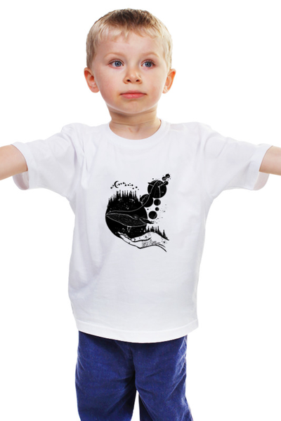 Заказать детскую футболку в Москве. Детская футболка классическая унисекс природа от THE_NISE  - готовые дизайны и нанесение принтов.