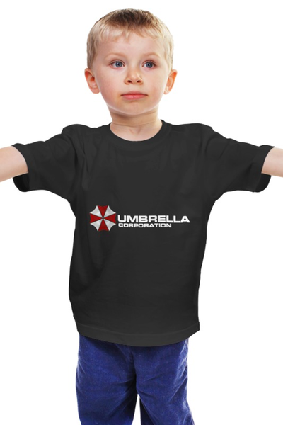 Заказать детскую футболку в Москве. Детская футболка классическая унисекс Umbrella от cherdantcev - готовые дизайны и нанесение принтов.