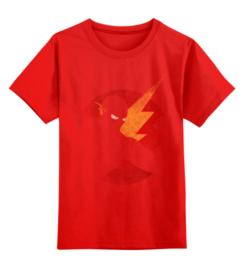 Заказать детскую футболку в Москве. Детская футболка классическая унисекс flash от goshan_productions - готовые дизайны и нанесение принтов.