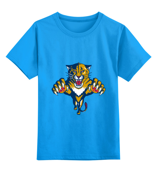 Заказать детскую футболку в Москве. Детская футболка классическая унисекс Florida Panthers от olala - готовые дизайны и нанесение принтов.