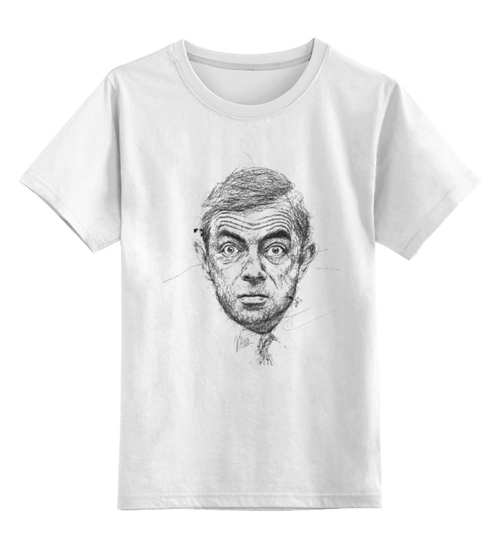 Заказать детскую футболку в Москве. Детская футболка классическая унисекс Мистер Бин от CoolDesign - готовые дизайны и нанесение принтов.