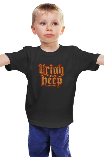 Заказать детскую футболку в Москве. Детская футболка классическая унисекс uriahheep от eskiss - готовые дизайны и нанесение принтов.