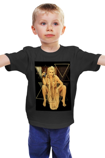 Заказать детскую футболку в Москве. Детская футболка классическая унисекс Ke$ha от Alex Hawn - готовые дизайны и нанесение принтов.