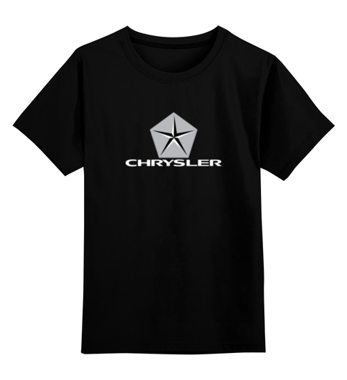 Заказать детскую футболку в Москве. Детская футболка классическая унисекс Chrysler от DESIGNER   - готовые дизайны и нанесение принтов.