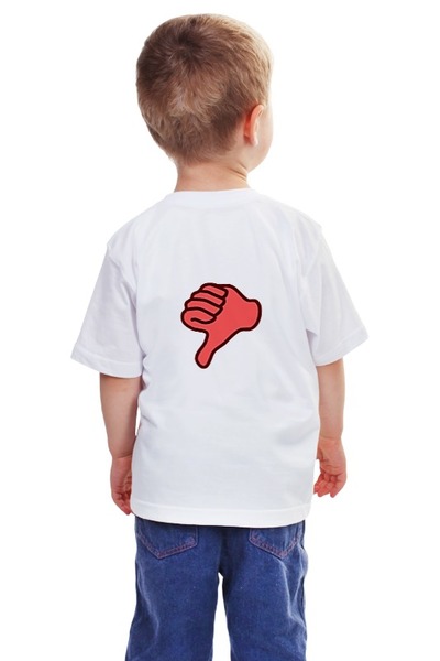 Заказать детскую футболку в Москве. Детская футболка классическая унисекс да/нет от Mari_M - готовые дизайны и нанесение принтов.