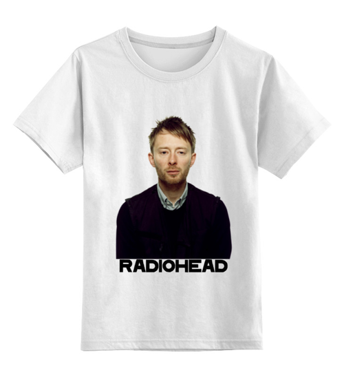 Заказать детскую футболку в Москве. Детская футболка классическая унисекс Radiohead  от rancid - готовые дизайны и нанесение принтов.