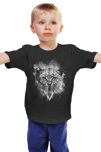 Заказать детскую футболку в Москве. Детская футболка классическая унисекс Ягуар от ISliM - готовые дизайны и нанесение принтов.