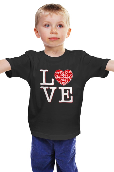 Заказать детскую футболку в Москве. Детская футболка классическая унисекс Футболка Любовь от Celluloid - готовые дизайны и нанесение принтов.
