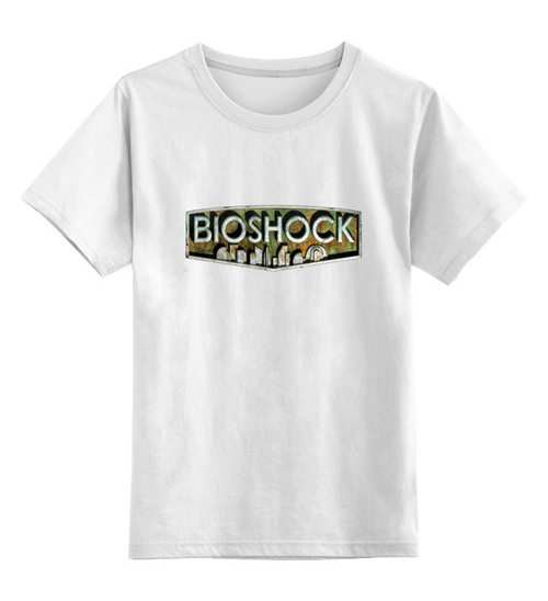 Заказать детскую футболку в Москве. Детская футболка классическая унисекс BioShock от THE_NISE  - готовые дизайны и нанесение принтов.