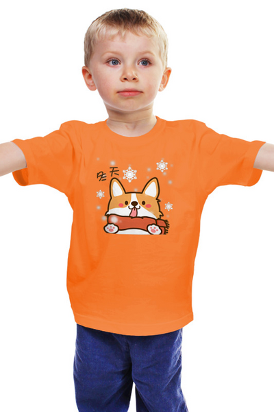 Заказать детскую футболку в Москве. Детская футболка классическая унисекс новый год от queen  - готовые дизайны и нанесение принтов.