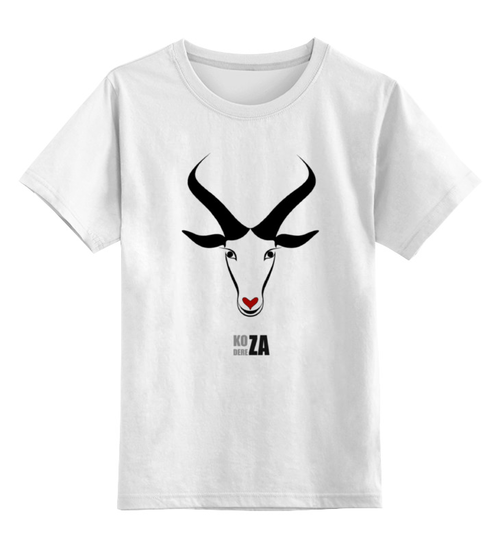 Заказать детскую футболку в Москве. Детская футболка классическая унисекс Коза-дереза. Символ 2015  от Savara - готовые дизайны и нанесение принтов.