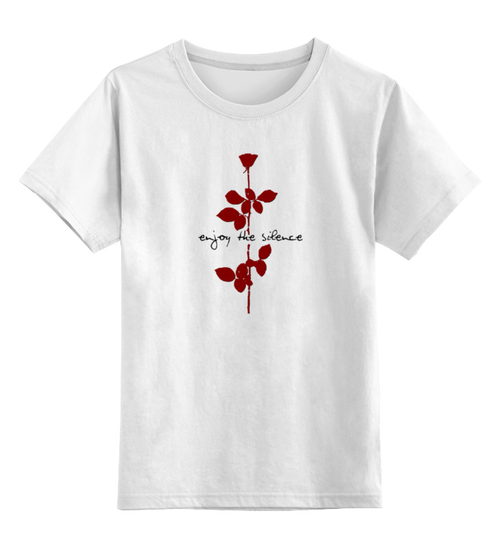 Заказать детскую футболку в Москве. Детская футболка классическая унисекс Depeche Mode от Black Pimpf - готовые дизайны и нанесение принтов.