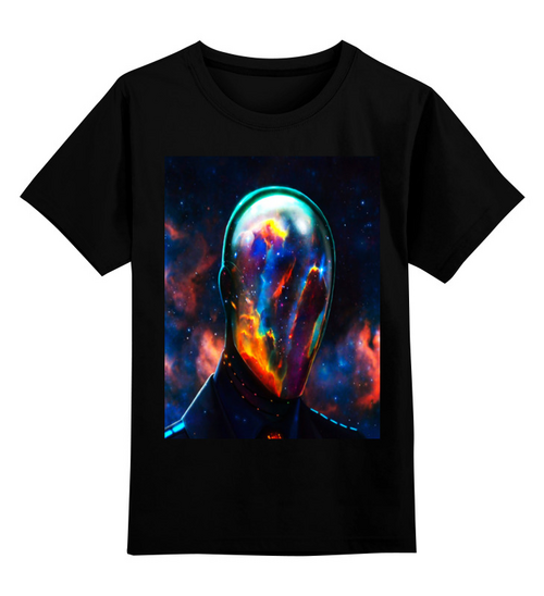 Заказать детскую футболку в Москве. Детская футболка классическая унисекс Космонавт от THE_NISE  - готовые дизайны и нанесение принтов.