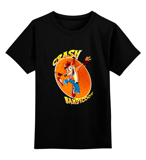 Заказать детскую футболку в Москве. Детская футболка классическая унисекс Crash от THE_NISE  - готовые дизайны и нанесение принтов.