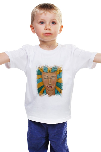 Заказать детскую футболку в Москве. Детская футболка классическая унисекс Маска. Позитив от PolinaPo - готовые дизайны и нанесение принтов.