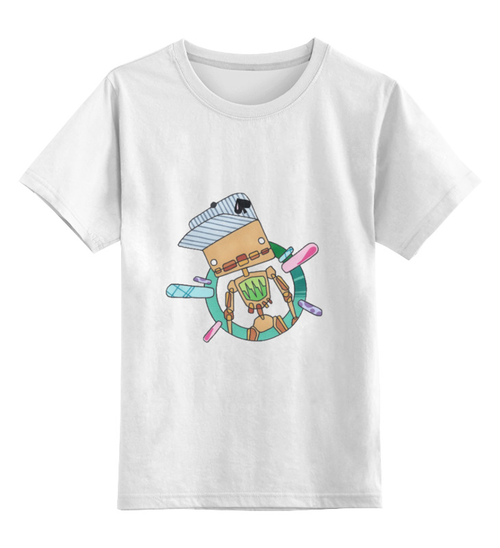 Заказать детскую футболку в Москве. Детская футболка классическая унисекс Керек от YellowCloverShop - готовые дизайны и нанесение принтов.