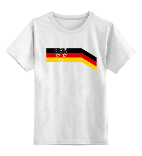 Заказать детскую футболку в Москве. Детская футболка классическая унисекс Германия от printik - готовые дизайны и нанесение принтов.