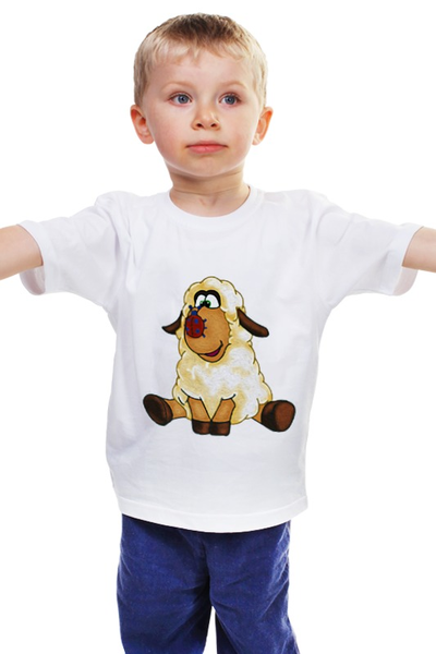 Заказать детскую футболку в Москве. Детская футболка классическая унисекс Good Luck от Just kidding - готовые дизайны и нанесение принтов.