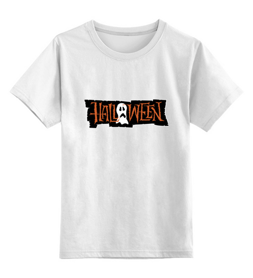 Заказать детскую футболку в Москве. Детская футболка классическая унисекс  Halloween от THE_NISE  - готовые дизайны и нанесение принтов.