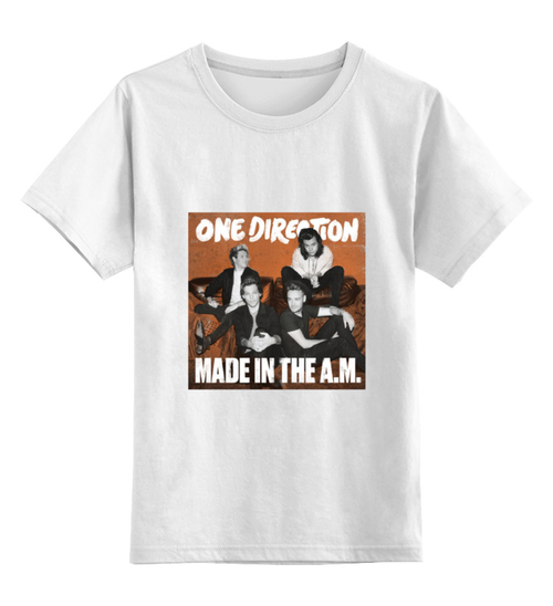 Заказать детскую футболку в Москве. Детская футболка классическая унисекс One Direction от cherdantcev - готовые дизайны и нанесение принтов.