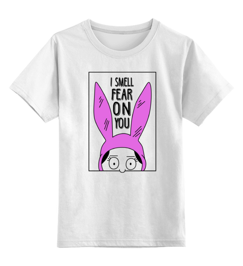 Заказать детскую футболку в Москве. Детская футболка классическая унисекс I Smell Fear On You от geekbox - готовые дизайны и нанесение принтов.