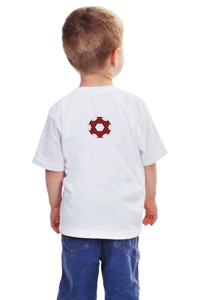 Заказать детскую футболку в Москве. Детская футболка классическая унисекс красный мяч от nikol - готовые дизайны и нанесение принтов.