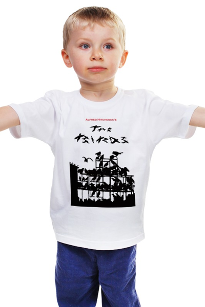 Заказать детскую футболку в Москве. Детская футболка классическая унисекс Birds / Птицы от KinoArt - готовые дизайны и нанесение принтов.