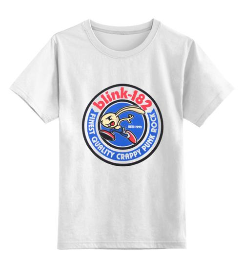 Заказать детскую футболку в Москве. Детская футболка классическая унисекс blink-182  от lozerkids - готовые дизайны и нанесение принтов.