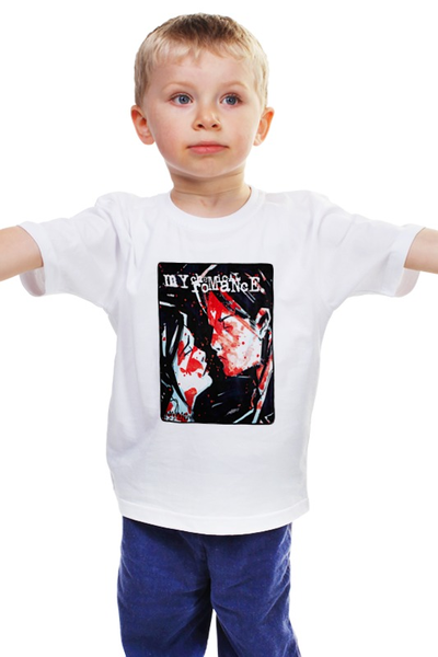 Заказать детскую футболку в Москве. Детская футболка классическая унисекс My Chemical Romance от cherdantcev - готовые дизайны и нанесение принтов.