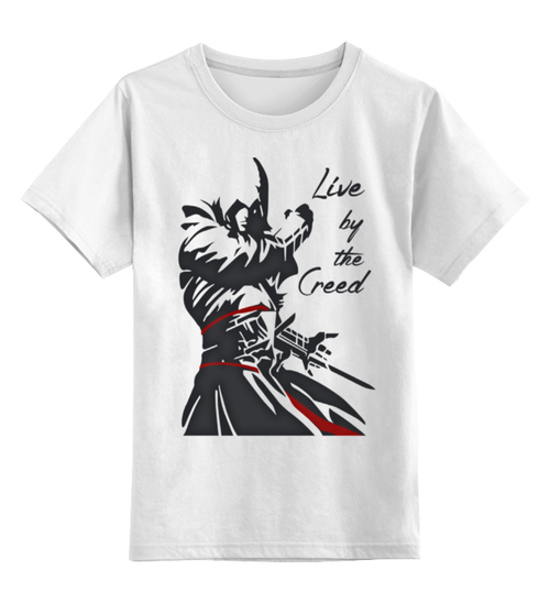 Заказать детскую футболку в Москве. Детская футболка классическая унисекс Assassin’s Creed от geekbox - готовые дизайны и нанесение принтов.
