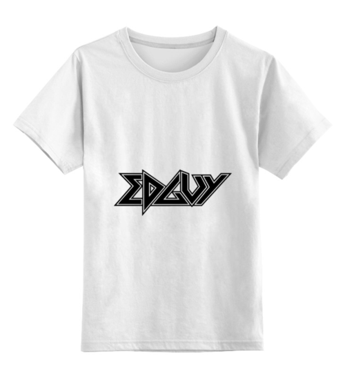 Заказать детскую футболку в Москве. Детская футболка классическая унисекс Edguy от Fedor - готовые дизайны и нанесение принтов.