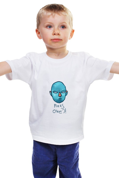 Заказать детскую футболку в Москве. Детская футболка классическая унисекс Доктор Манхэттен (Dr. Manhattan) от YellowCloverShop - готовые дизайны и нанесение принтов.