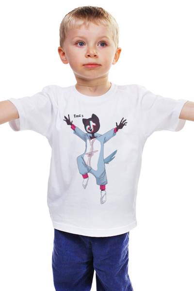 Заказать детскую футболку в Москве. Детская футболка классическая унисекс Tik Tok Тик Ток от MariYang  - готовые дизайны и нанесение принтов.