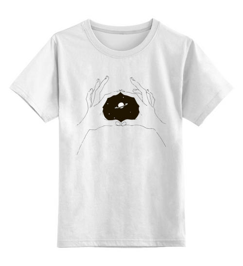 Заказать детскую футболку в Москве. Детская футболка классическая унисекс Космос в Руках от MariYang  - готовые дизайны и нанесение принтов.
