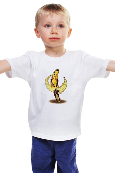 Заказать детскую футболку в Москве. Детская футболка классическая унисекс Мэрилин Монро  от ПРИНТЫ ПЕЧАТЬ  - готовые дизайны и нанесение принтов.