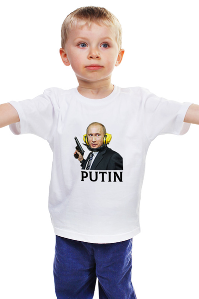 Заказать детскую футболку в Москве. Детская футболка классическая унисекс Россия от THE_NISE  - готовые дизайны и нанесение принтов.