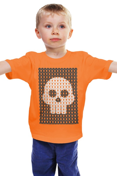 Заказать детскую футболку в Москве. Детская футболка классическая унисекс Веселый Черепок от sashavoy - готовые дизайны и нанесение принтов.
