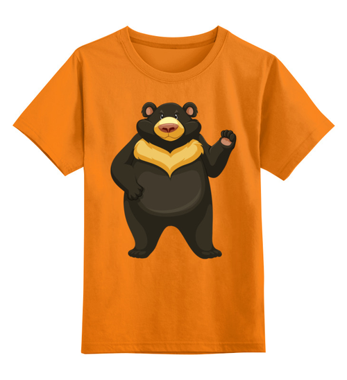 Заказать детскую футболку в Москве. Детская футболка классическая унисекс Медведь от svetlanas - готовые дизайны и нанесение принтов.