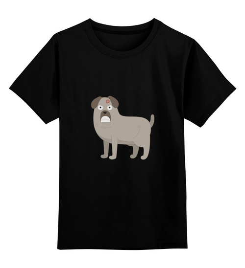 Заказать детскую футболку в Москве. Детская футболка классическая унисекс Злой пёс от svetlanas - готовые дизайны и нанесение принтов.