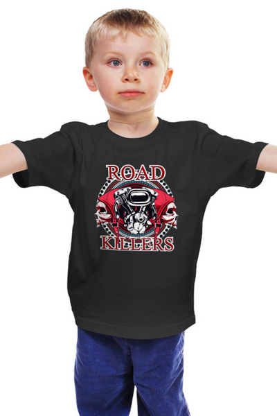 Заказать детскую футболку в Москве. Детская футболка классическая унисекс Road Killers от balden - готовые дизайны и нанесение принтов.