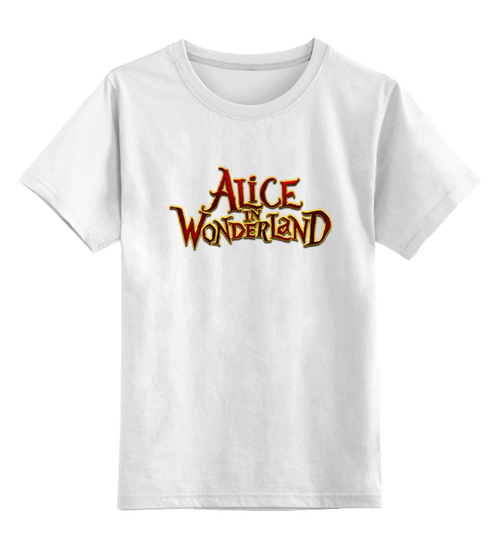 Заказать детскую футболку в Москве. Детская футболка классическая унисекс Алиса в стране чудес от ПРИНТЫ ПЕЧАТЬ  - готовые дизайны и нанесение принтов.